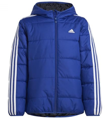 adidas Unisex Kids Essentials 3-Streifen gefütterte Kinderjacke