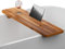 Tinamo Akazien-Badewannen-Caddy Tablett Tisch | 89,9 x 22,9 cm großes Badewannen-Tablett aus Holz | Kippsicheres, nachhaltiges Badewannen-Tablett für Badewanne | Badewannenzubehörhalter für Badewanne