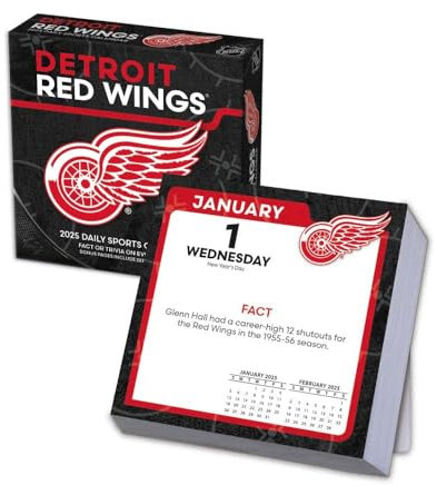 Turner Sports Detroit Red Wings 2025 Box Kalender (25998053085)