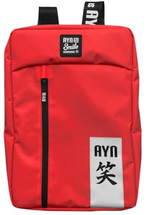 Smile - Mochila Akira Para Portátil Hasta 15 Y 16 Pulgadas Impermeable Y Antirrobo Roja