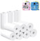 Manttely 10 Rolls Photo Papers for Kids Camera Instant Print, Printing Camera Refill Thermal Papers, BPA Free