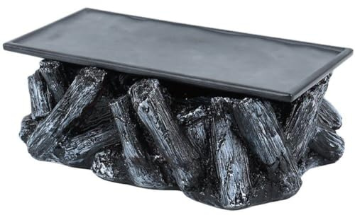 Vulkanische Holzkohle Trockeneis Fleisch Platte Tablett Modellierung Grill Platte Keramik Platte Holzkohle Grill Fleisch Tablett Restaurant Geschirr