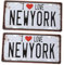 Garneck 2St Vintage-Schilder wandpaneele wandbrett home decoration Vintage style wandpanels Vintage Schilder zu verkaufen Outdoor-Dekor Bierschild Schildermalerei aus Eisen antike Schilder