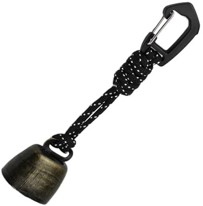 Campana anti orso – Campane da trekking per orsi | Campanello di protezione per orsi da campeggio | Campane per escursionismo | Campanello per esterni | Campanello in metallo, accessorio da campeggio