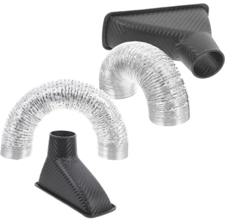 iplusmile 2stücke Auto-luftkanal Ersetzt Schlauch Kit Luftkanal Rohr Autozubehör Motor-entlüftungsöffnungen Luftkanalschlauch -luftkanalschlauch -zulaufschlauch