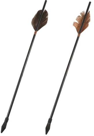 Yardwe 2pcs Toss Pot Arrows Wood Arrows for Archery Funny Toss Pot Toys for Outdoor Play Throwing Games for Boys and Girls Portable Throwing