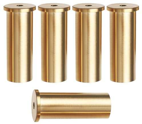 Be In Your Mind 5pcs Golf Club Weight Head Brass Shaft Tip Weights Weight Head Accessories Suitable for Steel Wood Steel Iron Shafts (6g)