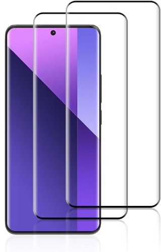 Beukei Protector de Pantalla Compatible con Redmi Note 13 Pro Plus, 2 Piezas Cristal Templado Irrompible, [Cristal Dureza 9H] [Anti-Rayaduras] Progector Pantalla