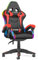 bigzzia Sedia Gaming con Luci RGB, Sedia Ergonomica Gaming con LED, Poltrona da Gioco con Poggiatesta e Supporto Lombare per Stanza dei Giochi, Adolescenti (Utilizzo di RGB, Rosso)