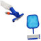 Sosoport 1 Juego Kit de Limpieza de Piscina Limpiador vacío Skimmer para la Piscina aspiradora Red Piscina Suministro de Limpieza de Piscinas Red de Piscina Poste de Aluminio