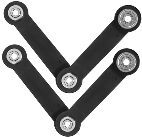 HOLIDYOYO 4pcs Glider Arm Bracket Replacement for Outdoor Swing Bench Hardware Weatherproof Corrosion-resistant Bearing Arms with Antirust Coating Patio for Garden Furniture