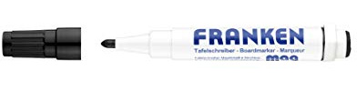 FRANKEN KombiMarker MagWrite, 1-3 mm runde Spitze, 1 Stück, schwarz, Z1708 10