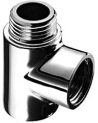 Schell Messing T-Stück für einfache Zapfstellen AG x DN 15 G 1/2 IG Chrom 442020699