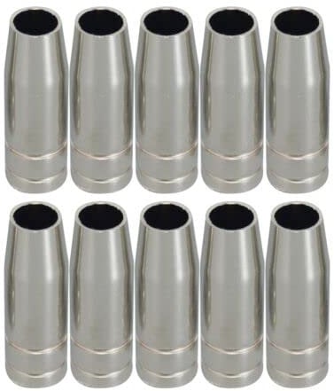 RIVERWELD 15AK MB15 MIG MAG CO2 Torcia per saldatura Ugello conico Ugello a coppa di protezione 12mm 145.0075 Rame Confezione da 10