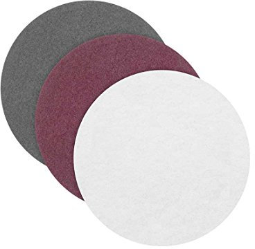 RETOL Schleifvliese, 125 mm, sehr fein (ca. K 320), f. Exzenterschleifer, Faservlies (10 Stk.)