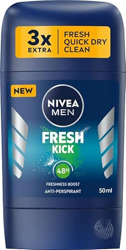 NIVEA MEN Fresh Kick 48 H Antitranspirant Stift für Herren 50ml