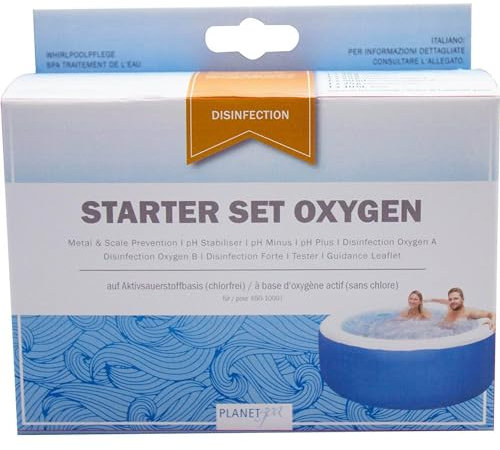 Planet Spa - Kit Entretien Spa Oxygène Actif - Sans Chlore - Sachets Prédosés