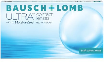 Ultra for Presbyopia, Premium Monatslinsen, 6 Stück, Add Low, -04,00 Dpt, | Bausch + Lomb, Gleitsicht Monatslinsen, Hohe Sauerstoffdurchlässigkeit, 95% Feuchtigkeit 16h, BC 8.5 mm, DIA 14.2 mm