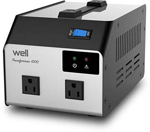 Well - Trasformatore di tensione 220 V > 110 V, 1000 VA, 2 uscite