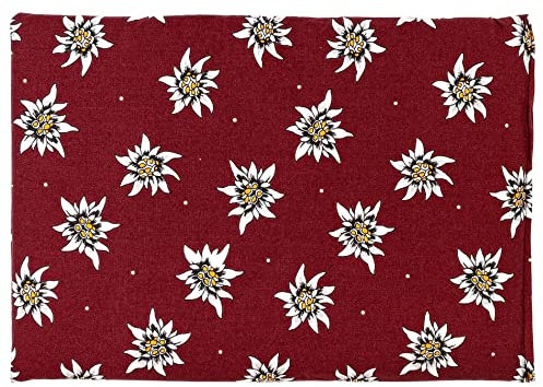 GIRAFFENLAND Rapssamenkissen 30 x 20 cm, Blume-Edelweiß - Als Wärmekissen & Kältekissen - Körnerkissen für Mikrowelle und Backofen - Rapskissen, 30x20cm