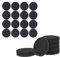 VABNEER 48 Stücke Filzgleiter Selbstklebend Rund, 30mm Schwarz Filz Pads Stühle mit 5mm Dick, Möbelgleiter Bodengleiter Schutz Ihrer Möbel Böden