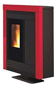 La Nordica-Extraflame Pelletofen Souvenir Steel Evo | Rot | 10,2 kW