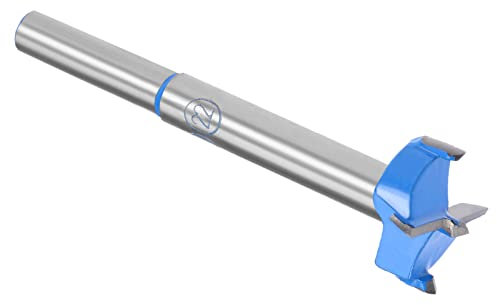 Kozelo Forstner Foret Forage - [22mm] Tungstène Carbure Tarière Ouvreur pour Bois Meubles Charnière Travail Bois Emploi, Ronde Tige, Bleu foncé