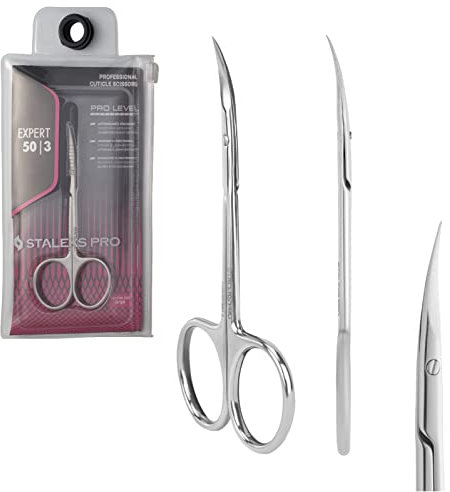 STALEKS PRO Expert 50 Typ 3 Professionelle Nagelhautschere - 1 Stück - Modell SE-50/3