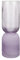 GILDE Vase décoratif en Verre - Décoration d'été et Vase à Fleurs pour Balcon et terrasse - Couleur : Lilas Violet - Hauteur 31 cm