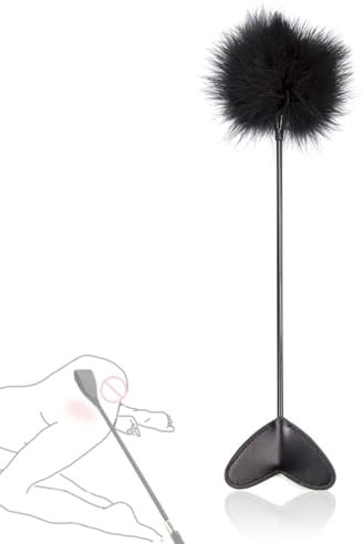 Batteur d'oeufs en peau de plume, fouet multifonctionnel, chatouilleur de plumes pour les jeux de rôle