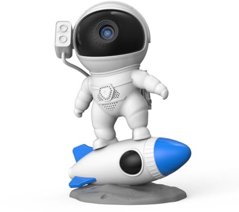 INTCHE 4K HD Star Projector Galaxy Light, Astronaut Galaxy Projector for Bedroom, Night Light, Gifts for Children and Adults Easy Install Easy to Use