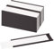 LLPT Porte-étiquette Magnétique 26PCS 3CM x 10CM Paquets de canal C Film Protecteur épais pour Cartes en Papier Blanc de 300 g Amovible Sans Gâchis pour étagère (MH41226)