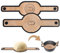 2PCS Silicone Bread Sling for Dutch Oven, 8.3 Inch Non Stick Baking Mat with Long Handle for Transferring Dough, Reusable Heat Resistant Baking Sheets Liner for Sourdough Pastry 2