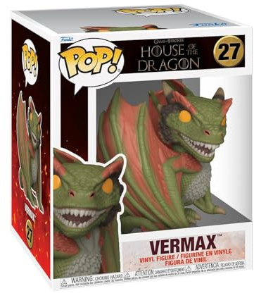 Funko Pop Super: House of The Dragon – Vermax - Collectable Vinyl Figure - Gift Idea - Official Merchandise - Toys for Kids & Adults - Fantasy Fans - Model Figure for Collectors and Display