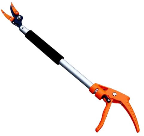 Hold Snapper - Podadora de mango largo | Podadora de árboles de largo alcance | Tijeras de podar de mango largo para ramas de árboles, palillos de frutas, poda de árboles y cabeza muerta | Podadora de