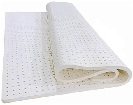 WKXTECZT Matratze Aus 100% Naturlatex, Dicke, Weiche Matratzenauflage, Tragbar, Matratzenbezug Aus Bio-Latex,1in,130x230cm