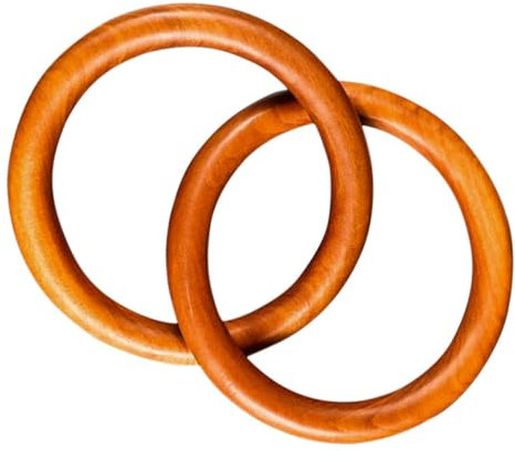 HOLIDYOYO Holzkette Dekoration Für Wohnzimmer Minimalistisch Naturholz Glieder Kette Holzketten Für Kaminsims Couchtisch Boho Stil