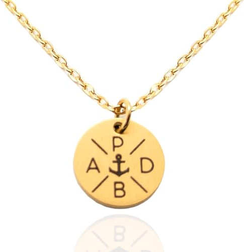 Personalisierte Edelstahlkette mit Kreuz Gravur – Ideal für Damen und Herren – Individualisierbar mit Initialen, Namen, Daten und Motiven – Stilvolles & Langlebiges Geschenk!