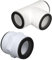 LALAGO 2pz 38mm 2&3 Vie Set di Connessione Piscina, Adattatore Tubo Piscina con 2 Guarnizione Nera, Connettore Tubo Piscina PVC, Giardino Tubo Estensione Accessori Compatibili con Intex e Coleman