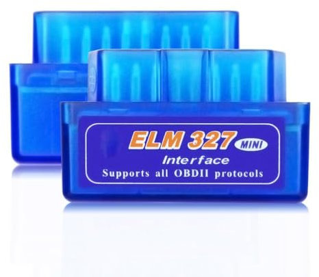 Mini-OBD2-Scanner, ELM327 V1.5, Auto-Diagnose-Scan-Tool für IOS und mit 9 OBDII-Protokollen, Sensordatenanzeige, Motorlichtdiagnose Prüfen