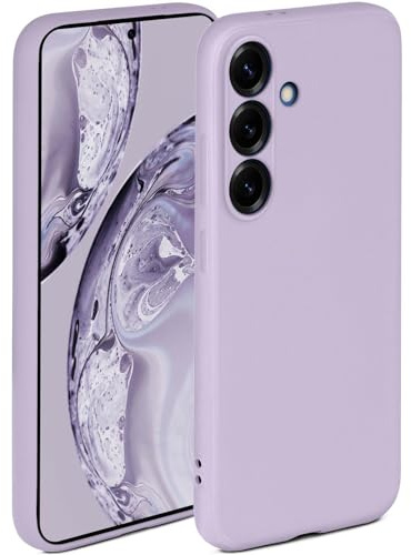 ONEFLOW Soft Case für Samsung Galaxy S25 Hülle aus Silikon mit Kameraschutz, Silikonhülle mit erhöhtem Schutz fürs Display, Backcover Schutzhülle, weiche Handyhülle, Flieder