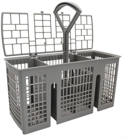 418280 Dishwasher Cutlery Basket Accessory, Dishwasher Cutlery Caddy 418280, Compatible with For Bosch For Siemens For Bauknecht, With Detachable Handle