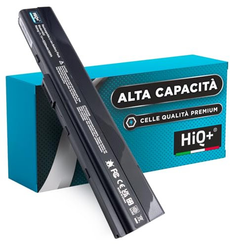 HiQ+ Batteria per Asus A32-K52 A32-K42 A41-B53 A42-K52 A41-K52 A31-K42 A42 K52J K52N K42J K42JC A52F X52F K52 K42F K52F A62 X42 X52J A52J A42J K52JC X5I X67 X8C 70-NXM1B2200Z Alta Capacità 5200mAh