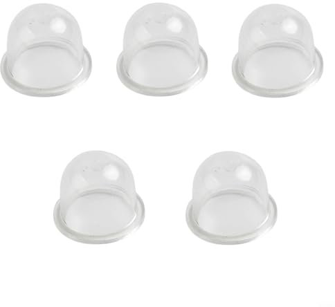 CashMuch Vergaser für Primerbirne Kugel, transparente Kraftstoffpumpe, 19 mm, Ersatzteile für Rasentrimmer, Heckenschere, Kettensägen, Gartengeräte (5 Stück)