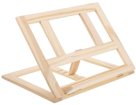 Faltbarer Holz Deckelständer für Puzzleboxen mit Verstellbarem Winkel | Beige, Leicht und Multifunktional, für Zuhause und Reisen, Zubehör für Puzzleboxen
