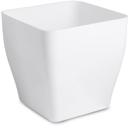 VECA Living - Maceta Cuadrada, 30x30x29,5h cm, Color Blanco