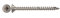 fischer - Vis Power-Fast 3,0x30 Tête fraisée, empreinte PZ, inox A2, filetage total/Boite de 100