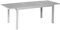 MERXX Garten Ausziehtisch Monza mit Glasplatte 120(180) x90 cm