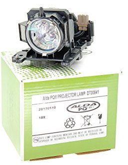 Alda PQ-Premium, Beamerlampe/Ersatzlampe kompatibel mit DT00841 für HITACHI CP-X200, CP-X205, CP-X300, CP-X305, CP-X308, CP-X400, CP-X417, X200, X205, ED-X30 Projektoren, Lampe mit Gehäuse