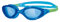 Zoggs Panorama Kids Swimming Goggles (Blue Lens, Blue/Green, 6-14 Years) with Tinted UV Protection & Soft, Anti-Leak Seal, Wide Vision with Anti-Fog, Junior Boys & Girls Swim Goggles Kids